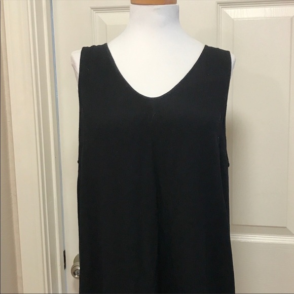 NWOT ASTR Black Dress w| Crochet Hem, Large - Picture 2 of 6